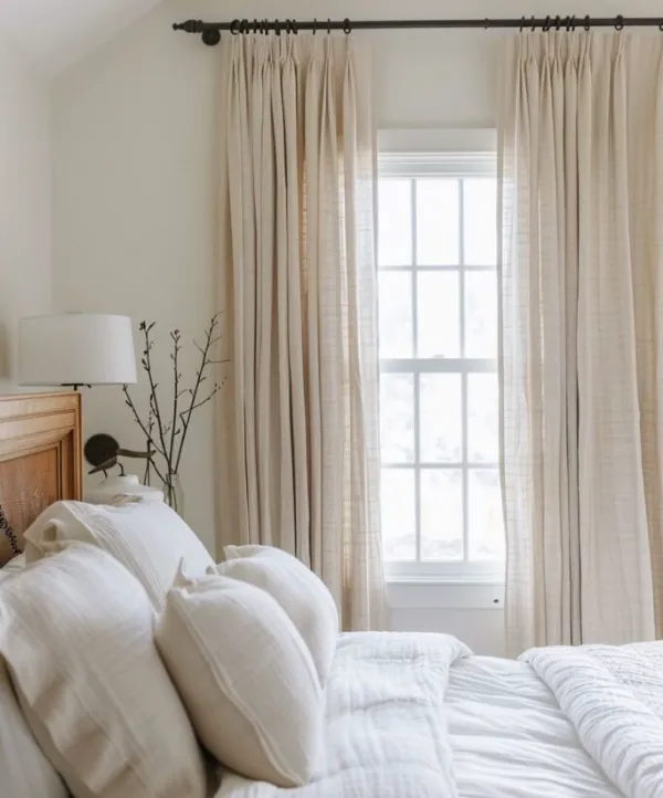 Bedroom Linen Curtains Dubai