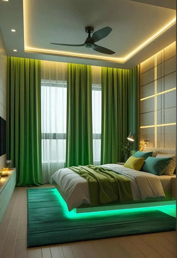 Bedroom home curtains Dubai