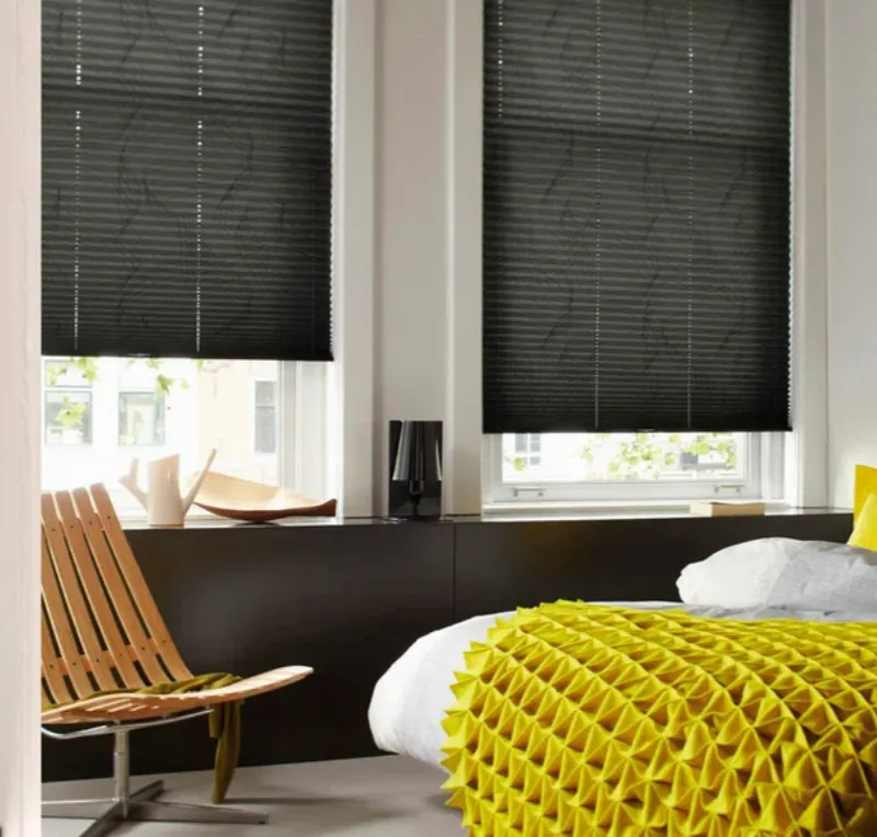 Blackout blinds Dubai installed in elegant suite