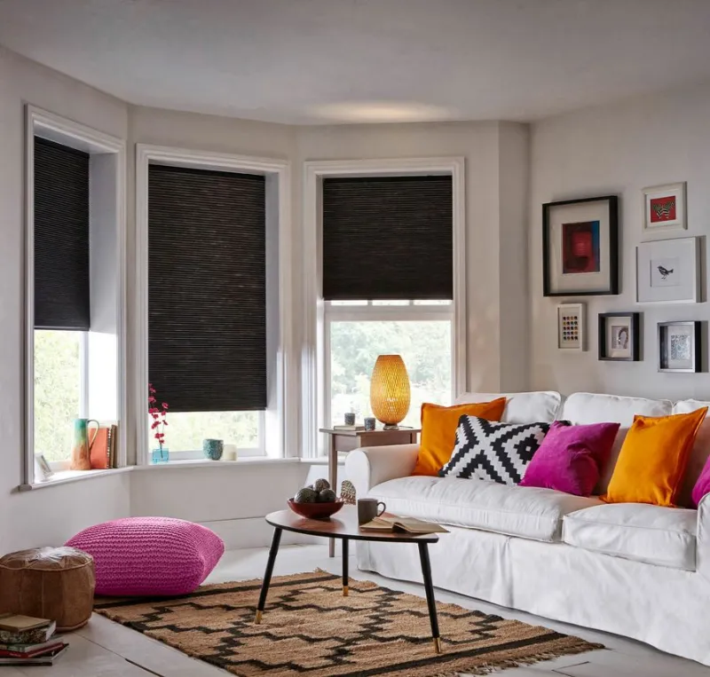 Blackout blinds Dubai with simple flat design