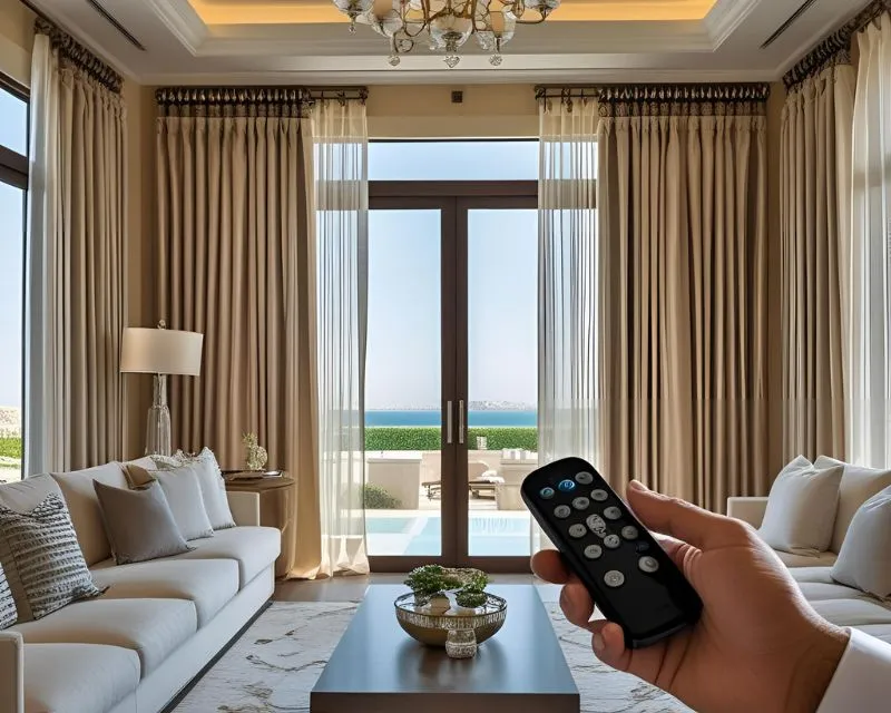 Branded Motorized Curtains Dubai