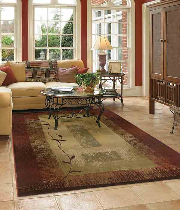 handmade carpet in living room dubai villa
