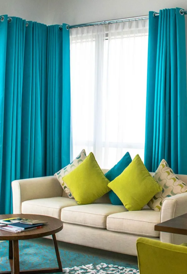 Custom Curtains Livingroom Dubai