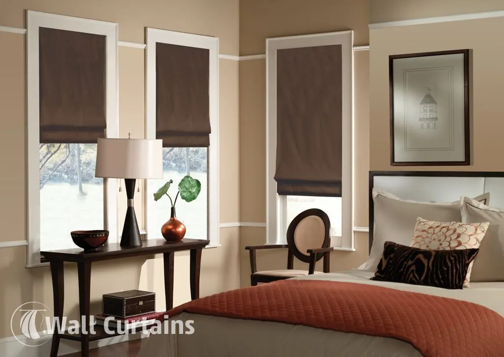 Flat-roman-shades
