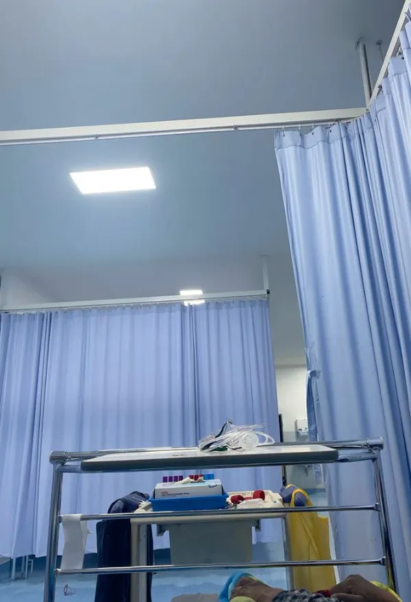 Hospital curtain panels
