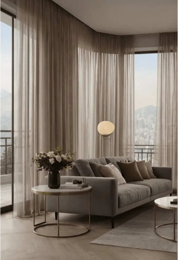 Living room home curtains Dubai