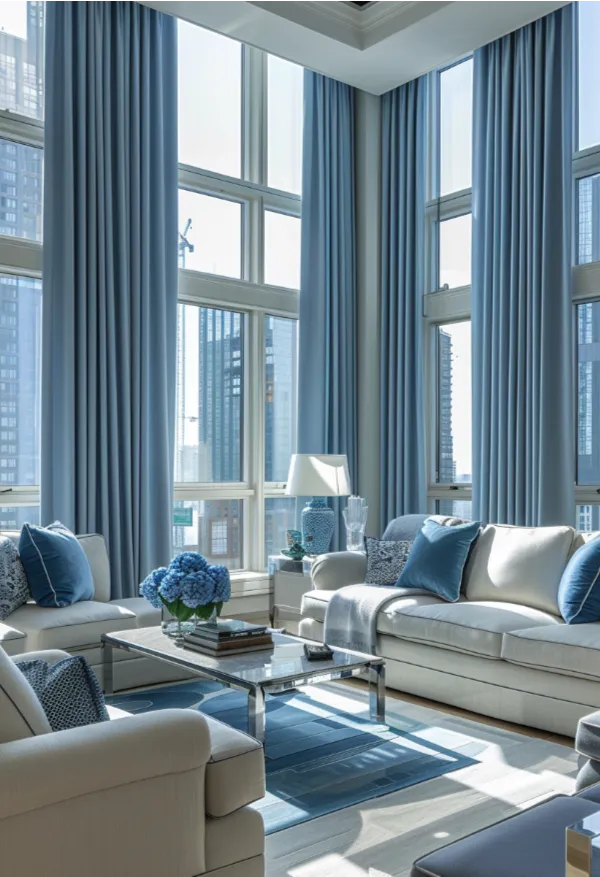 Livingroom SoundProof Curtains in Dubai