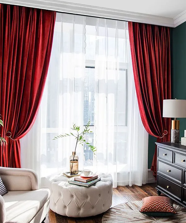 Livingroom Velvet Curtains dubai Shop