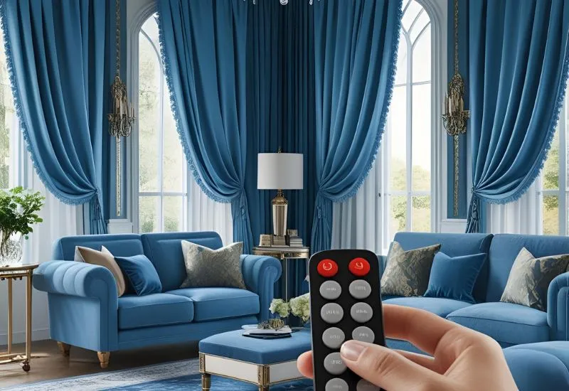 Luxury Villa Motorized Curtains Dubai service
