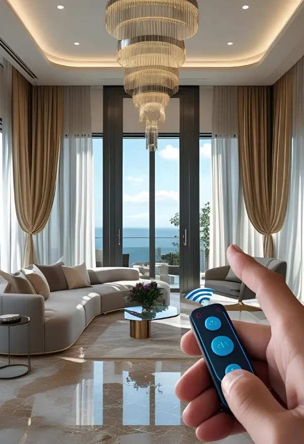 Motorized curtains for hotels Dubai