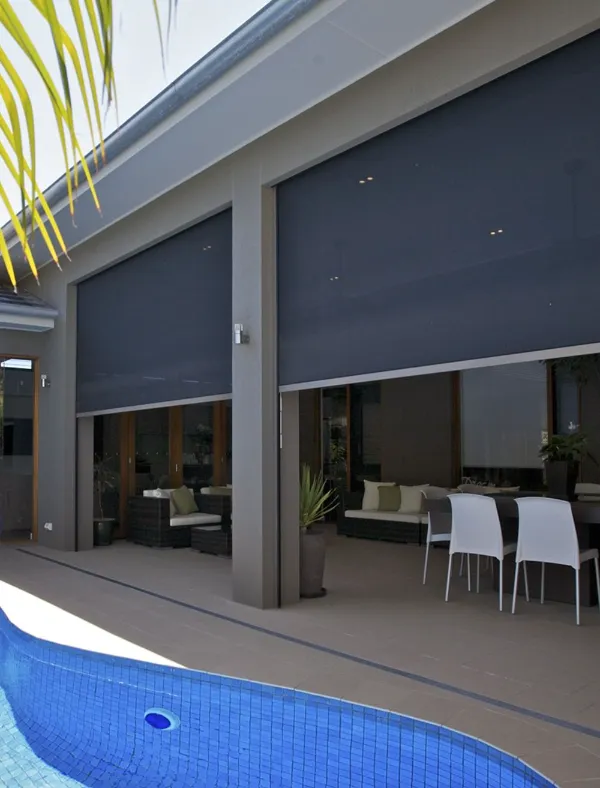 Outdoor Fabric Blinds Dubai