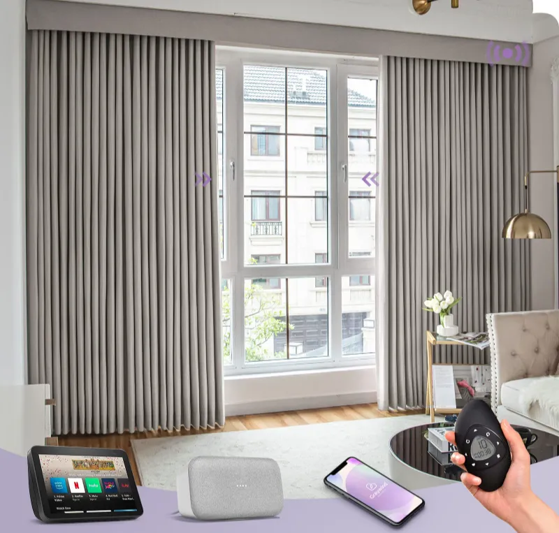 Remote control drapes Dubai