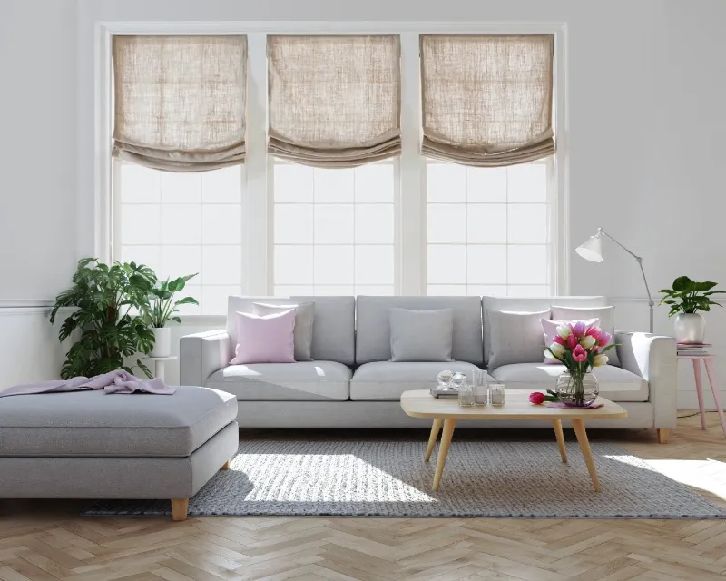 Roman Blinds Installation UAE