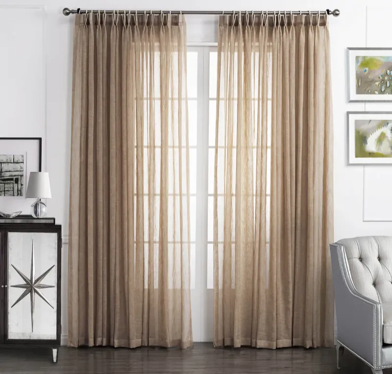 Sheer silk curtains Dubai