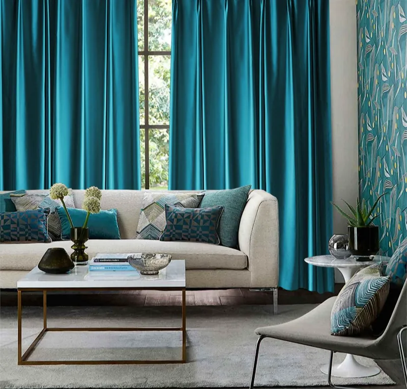 Silk curtains for villas Dubai