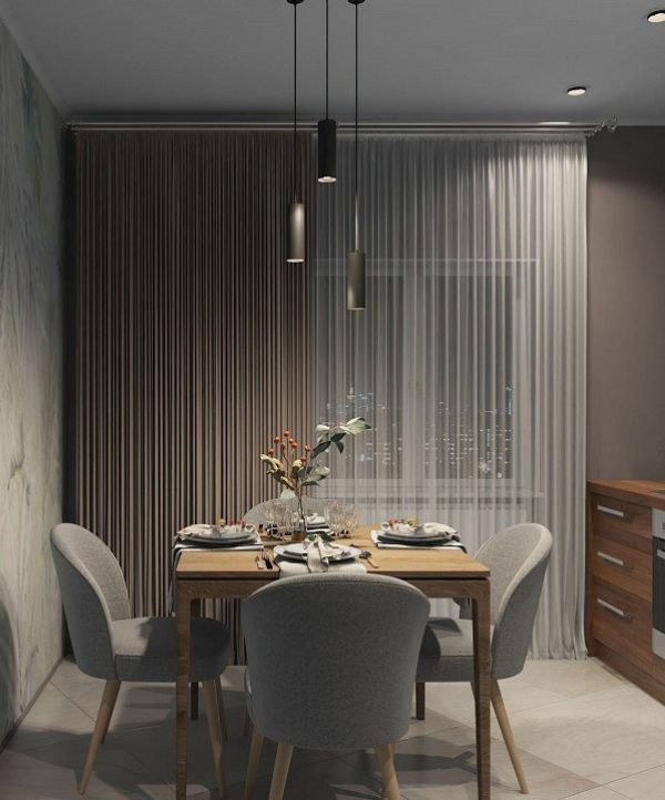 Luxury Blackout Curtains in Dubai Apartment