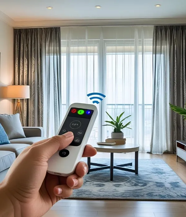 motorized curtains Dubai