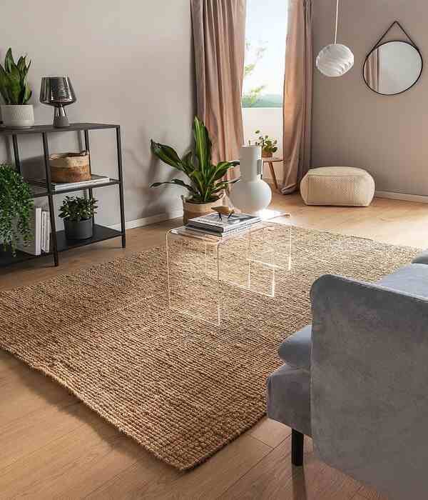 living room square Jute Carpets & Rugs G7