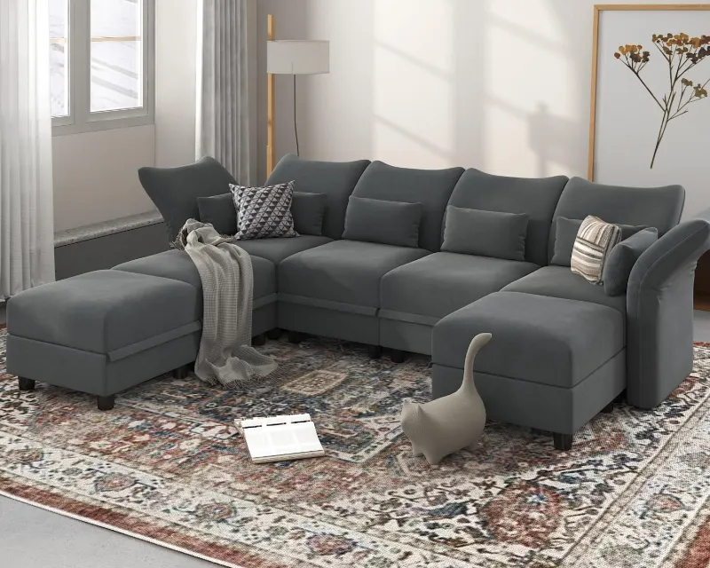 L shaped 7 seater sofa Dubai