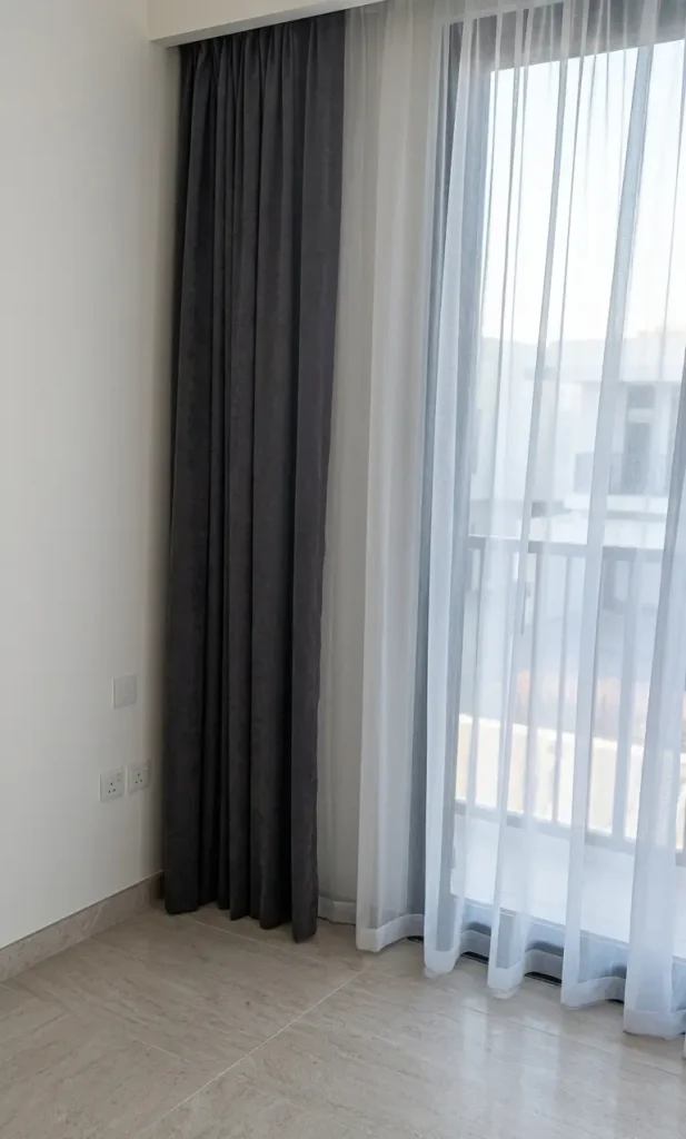 custom curtains Dubai villas